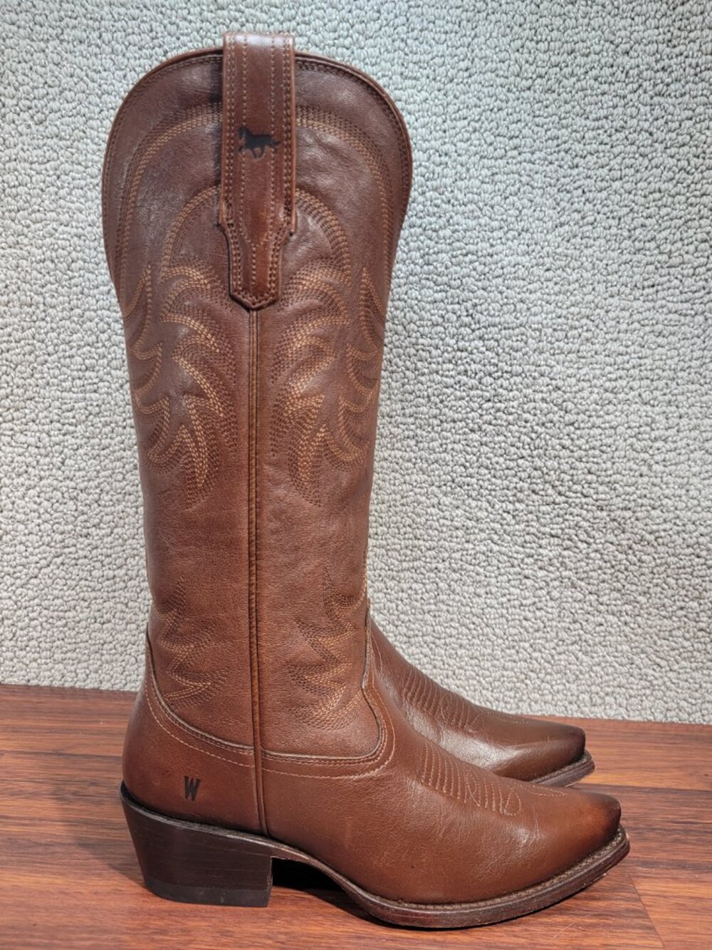 Tecovas The Annie Women's Size 5.5B Sequoia Cowhide Cowgirl Boots